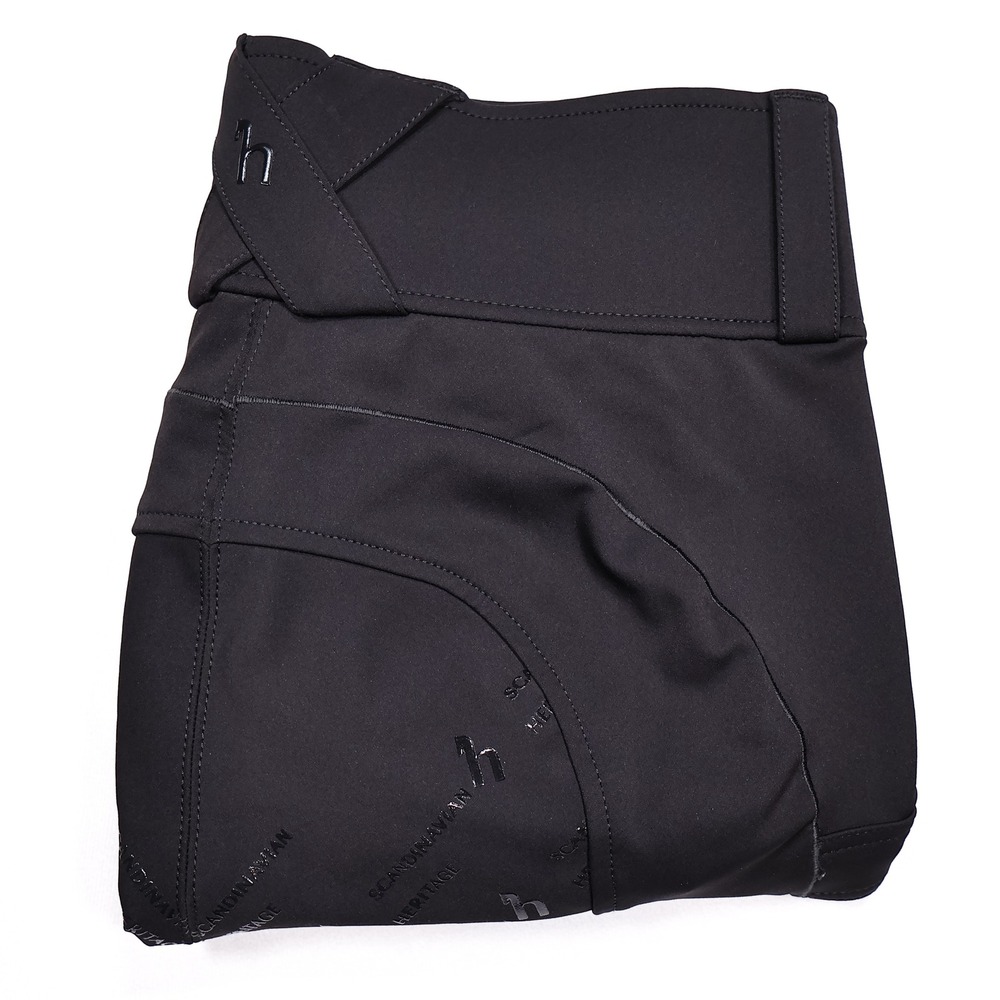 HORZE Women's 28 Black Camille Full Seat Silicone Equestrian Riding Breeches